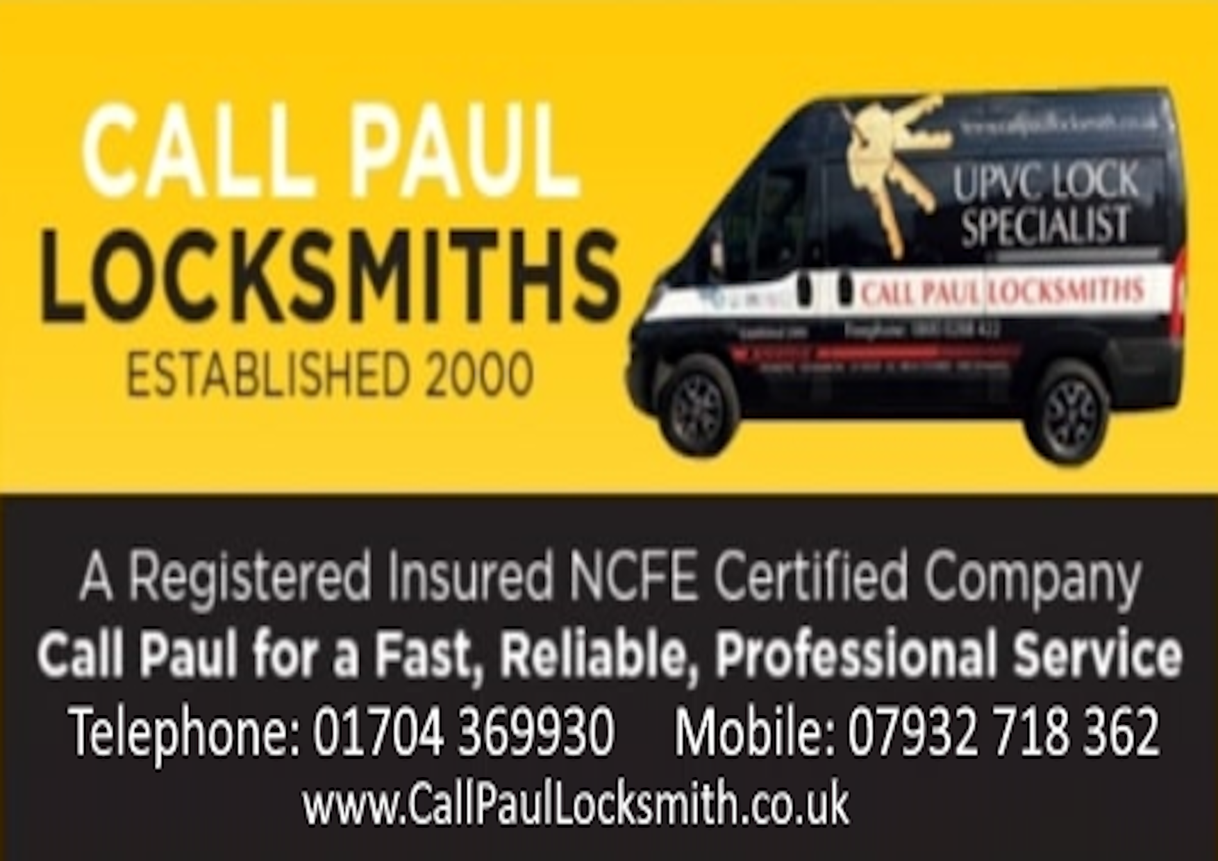 Call Paul Locksmith - Website